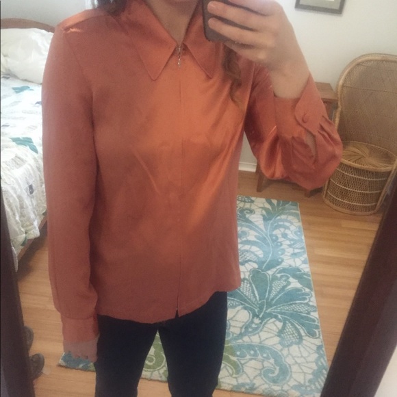 Gorgeous Vintage Silk Blouse - Picture 2 of 4